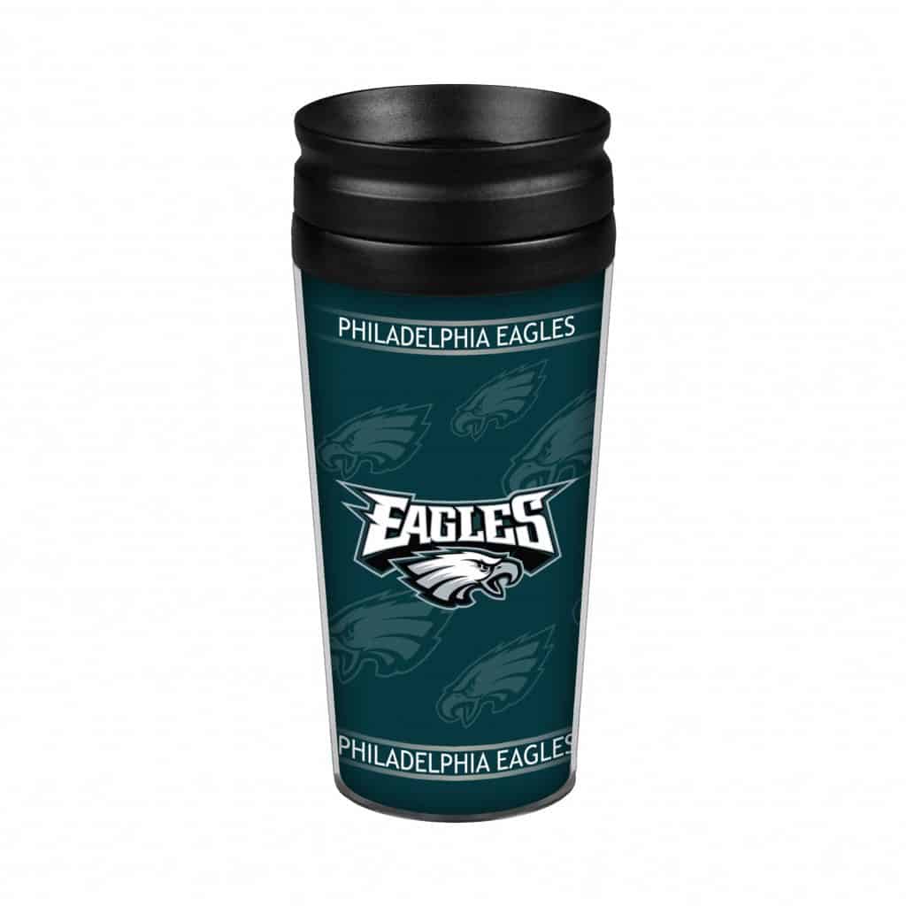 Philadelphia Eagles 14oz. Full Wrap Travel Mug - Detroit Game Gear