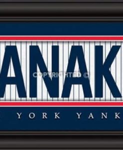 New York Yankees Masahiro Tanaka Print - Signature 8"x24"