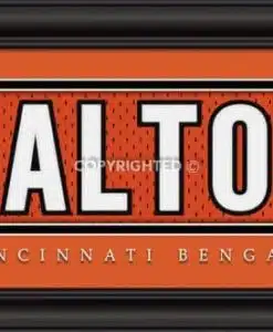 Cincinnati Bengals Andy Dalton Print - Signature 8"x24"
