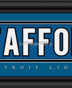 Detroit Lions Matthew Stafford Print - Signature 8"x24"