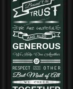 New York Jets Family Cheer Print 8"x24"