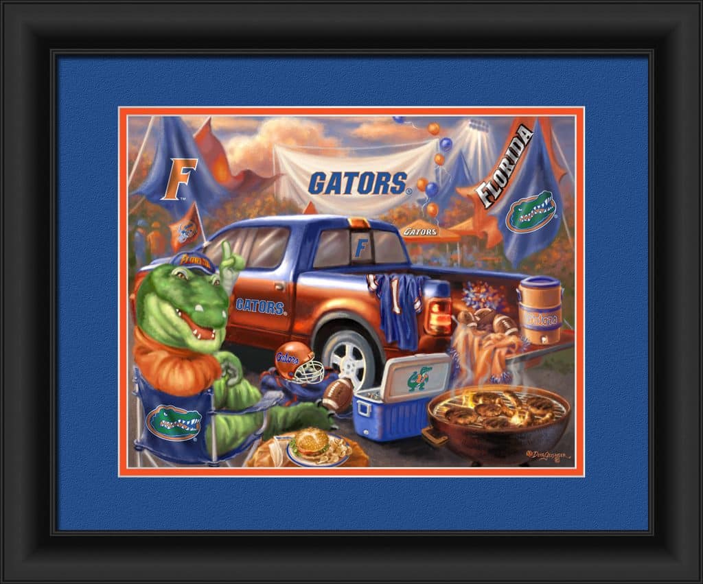 Florida Gators Tailgate Print 15"x18" Detroit Game Gear