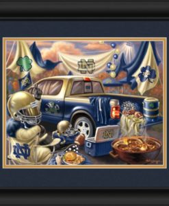 Notre Dame Fighting Irish Tailgate Print 15"x18" Framed Photo