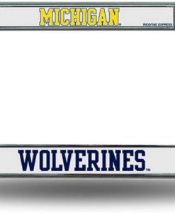 Michigan Wolverines Chrome License Plate Frame