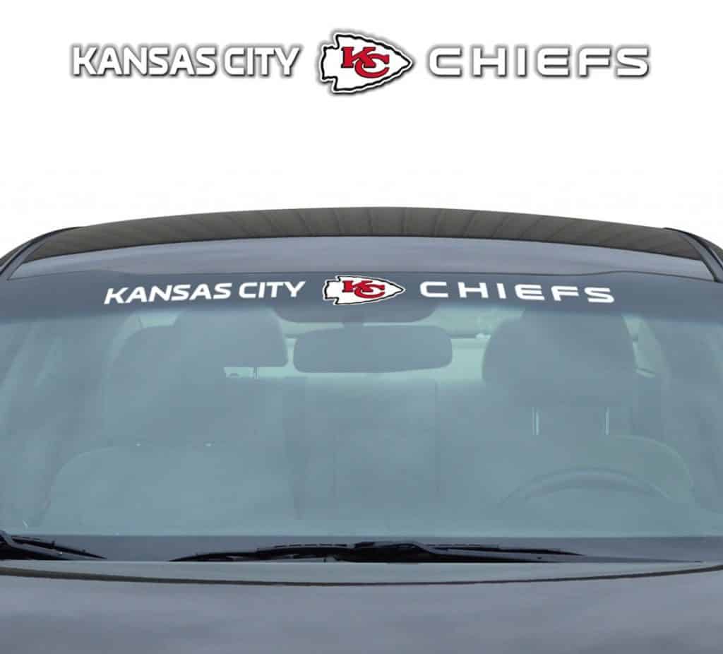 Kansas City Chiefs 35"x4" Windshield Decal Detroit Game Gear