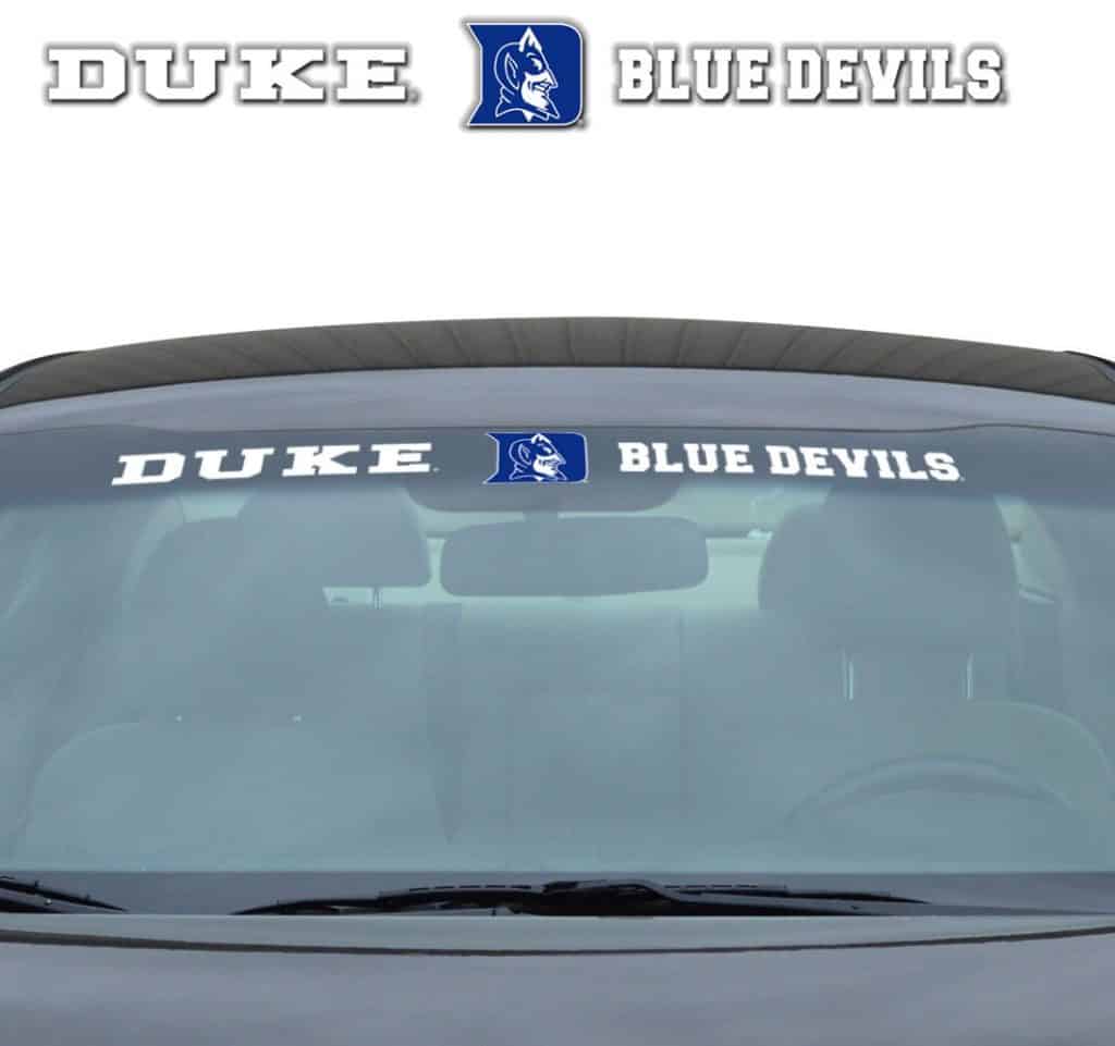 Duke Blue Devils 35"x4" Windshield Decal