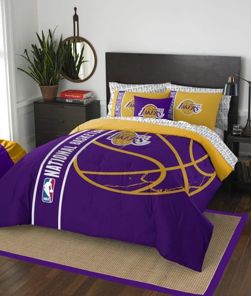Los Angeles Lakers Bed in Bag Full Soft & Cozy Detroit Game Gear