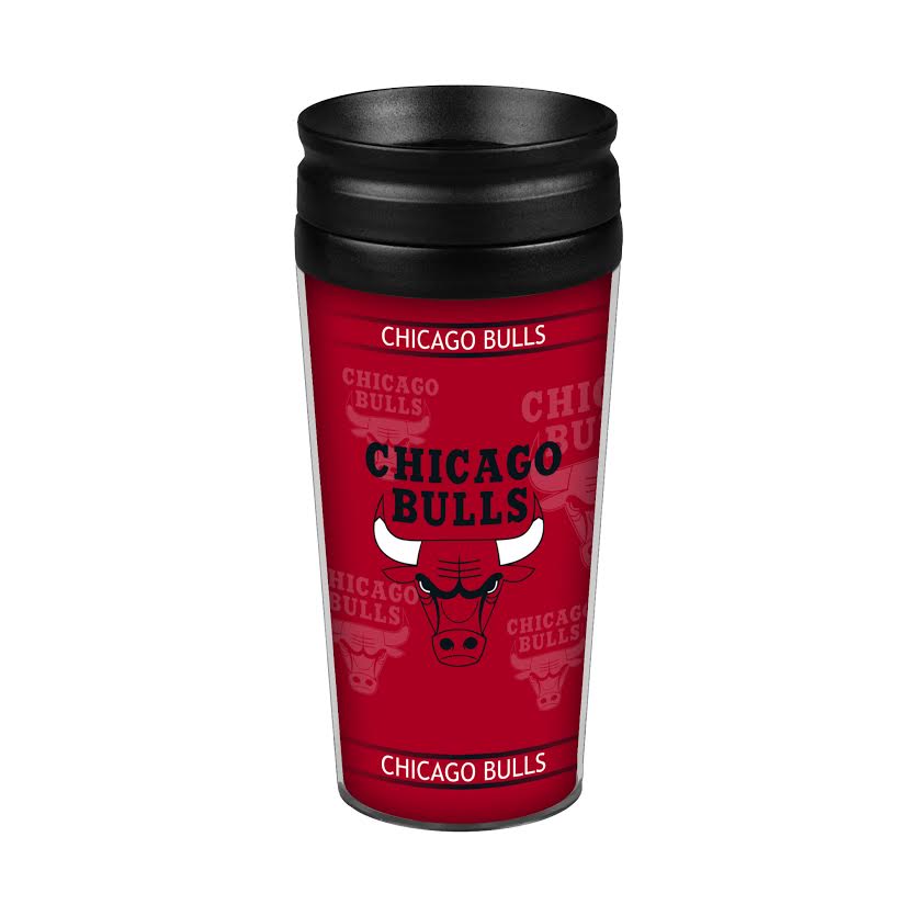 Chicago Bulls 14oz. Full Wrap Travel Mug