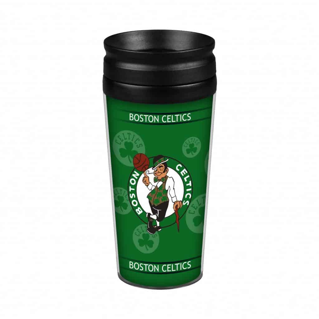Boston Celtics 14oz. Full Wrap Travel Mug