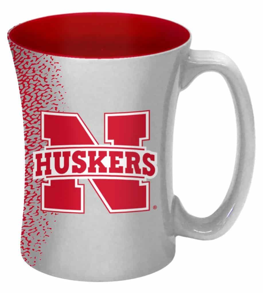 Nebraska Cornhuskers 14 oz Mocha Coffee Mug - Detroit Game Gear