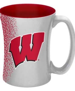 Wisconsin Badgers 14 oz Mocha Coffee Mug