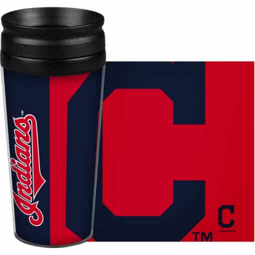 Cleveland Indians 14oz. Full Wrap Travel Mug