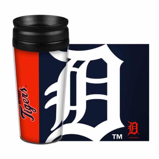 Detroit Tigers 14oz. Full Wrap Travel Mug