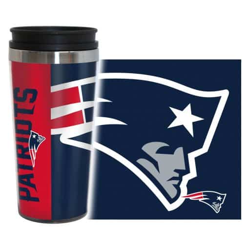 New England Patriots 14oz. Full Wrap Travel Mug
