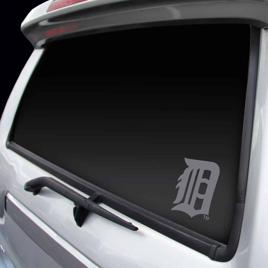 Detroit Tigers Chrome Window Graphic Decal