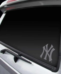 New York Yankees Chrome Window Graphic Decal