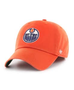 Edmonton Oilers 47 Brand Vintage Orange Franchise Fitted Hat