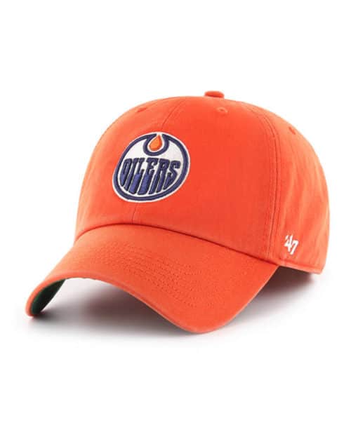 Edmonton Oilers 47 Brand Vintage Orange Franchise Fitted Hat