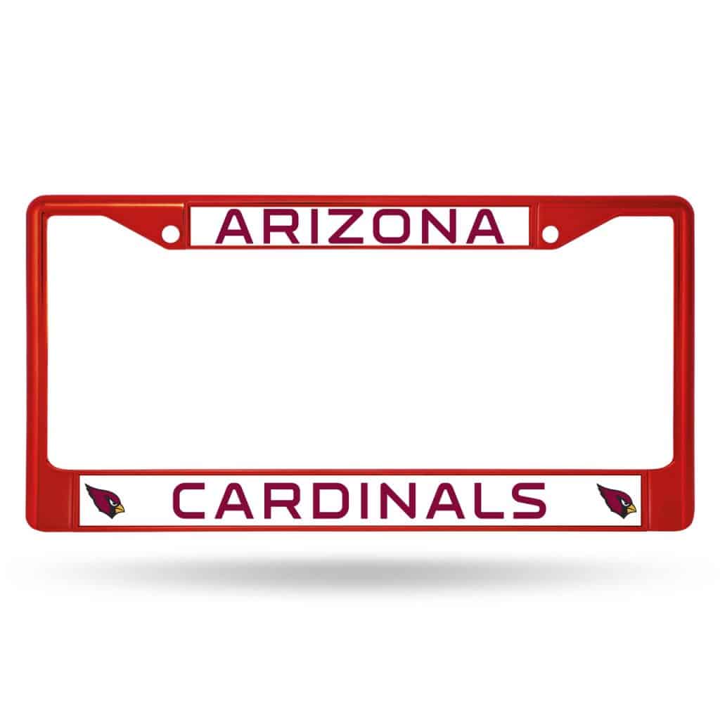 Cardinals Metal License Plate Frame - Red