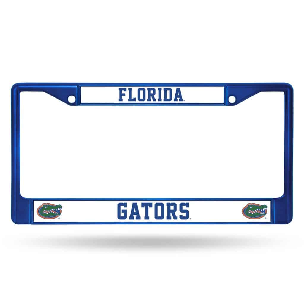 Florida Metal License Plate Frame - Blue