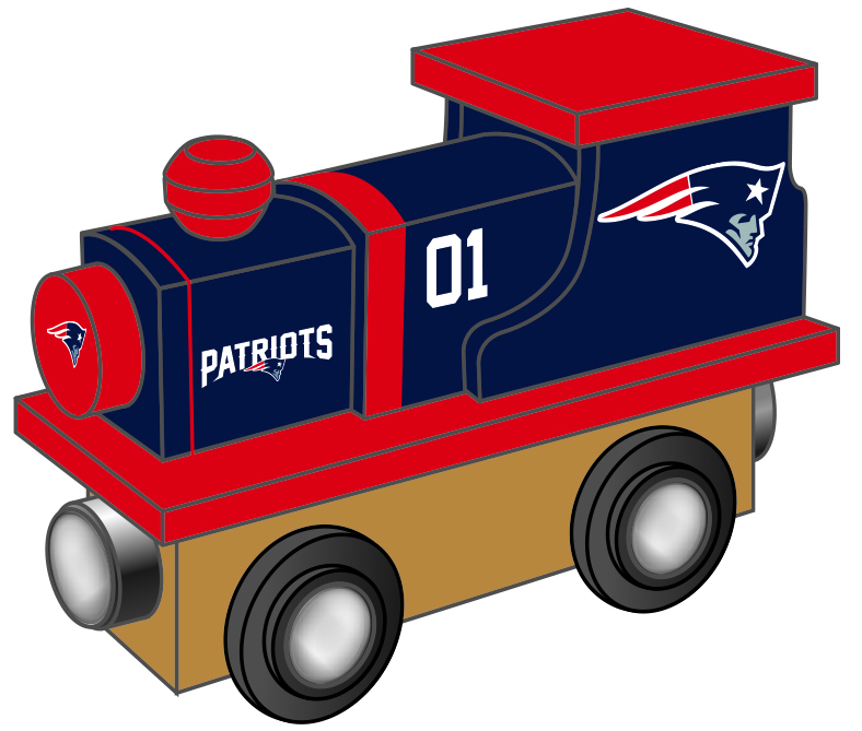 Patriots Wooden Toy Train
