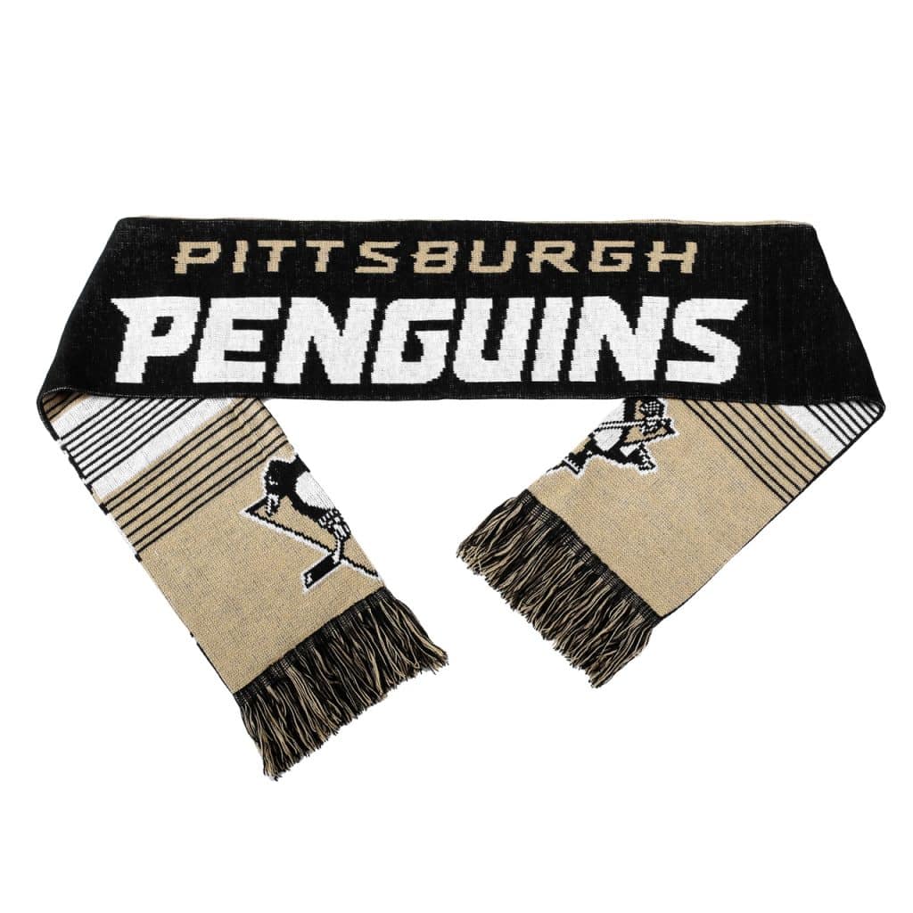 Penguins Split Logo Reverse Scarf - 2015