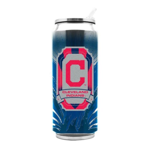 Cleveland Indians Stainless Steel Thermo Can - 16.9 ounces