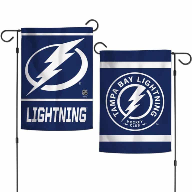 Tampa Bay Lightning 12.5x18 2Sided Garden Flag Detroit Game Gear