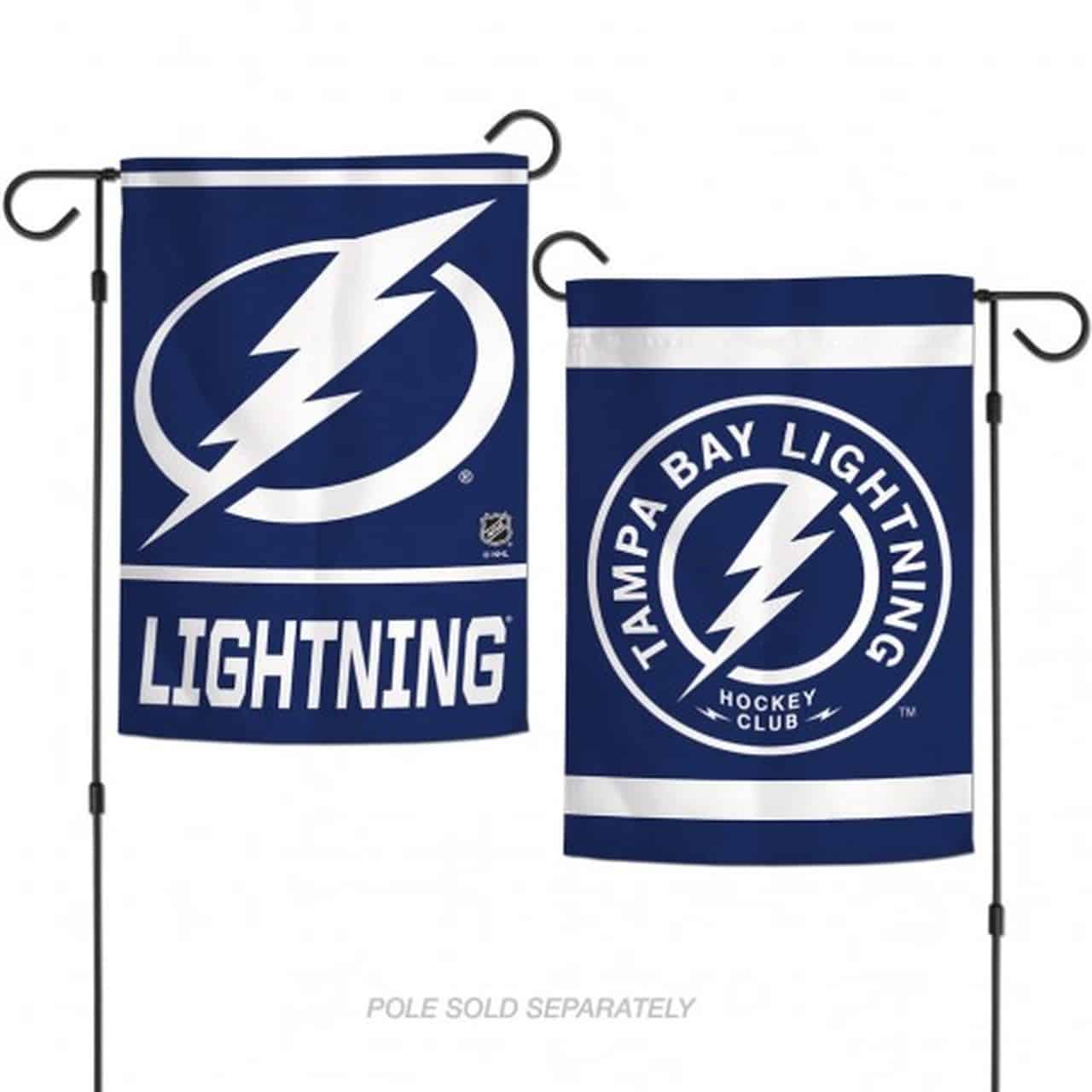 Tampa Bay Lightning Flag 12x18 Garden Style 2 Sided Detroit Game Gear