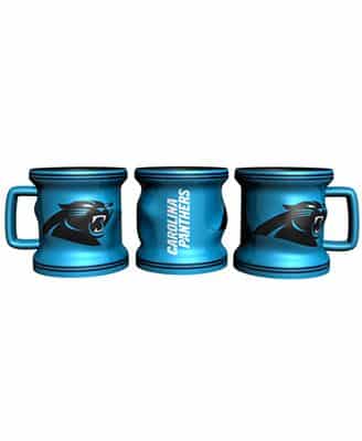 Carolina Panthers Sculpted Mini Mug Shot Glass
