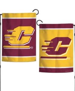 Central Michigan Chippewas 12.5" x 18" 2 Sided Garden Flag