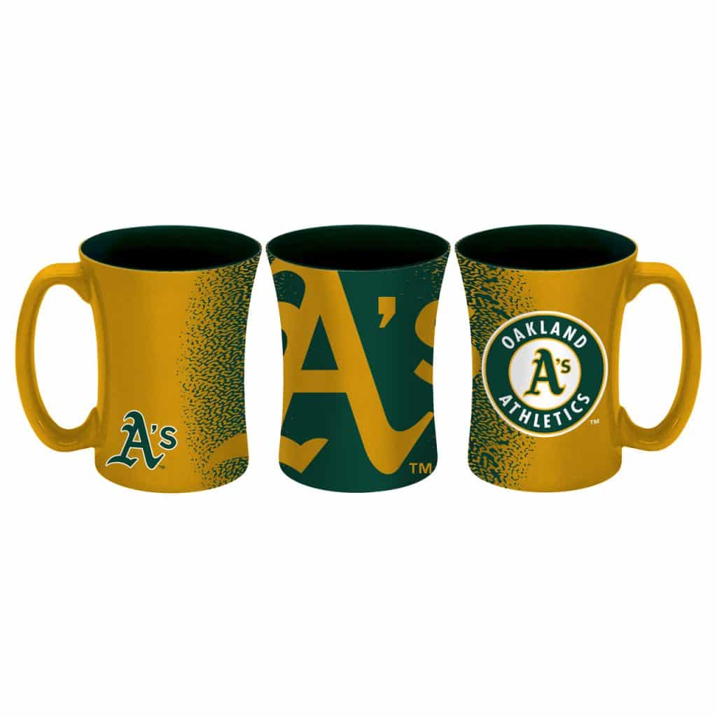 Oakland Athletics 14 oz Mocha Coffee Mug - Detroit Game Gear