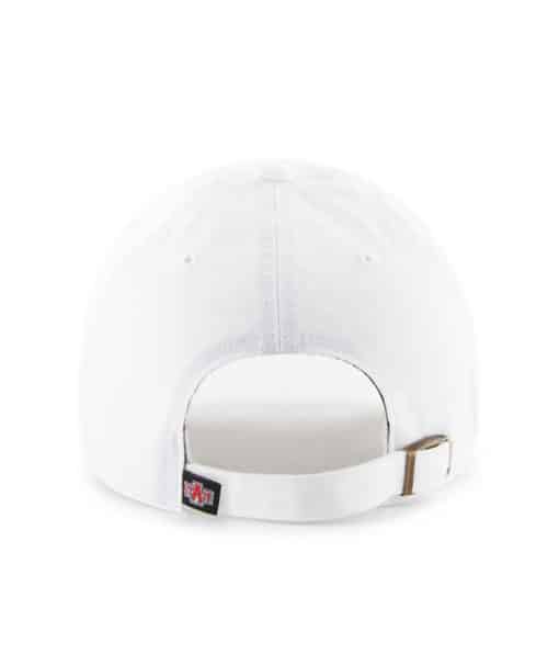 Arkansas State Red Wolves 47 Brand White Clean Up Adjustable Hat - Image 2