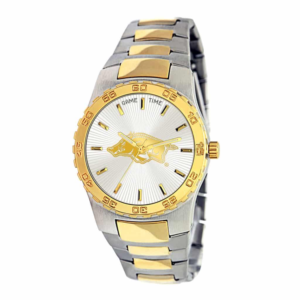 Arkansas Razorbacks Mens Quartz Analog Executive Watch - Detroit Game Gear