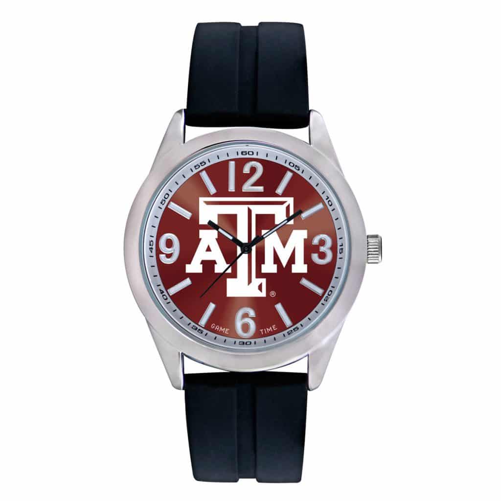 Texas A&M Aggies Mens Quartz Analog Varsity Watch Detroit Game Gear