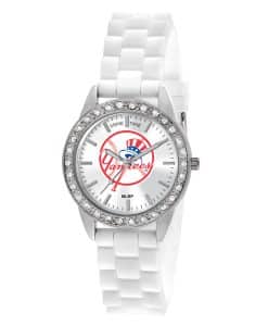 New York Yankees Top Hat Ladies Quartz Analog Frost Watch