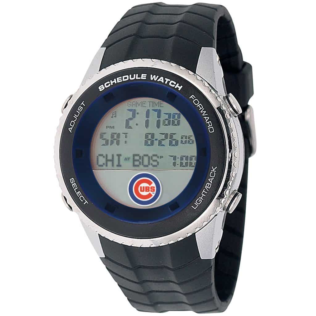 Chicago Cubs Mens LCD Schedule Watch Detroit Game Gear