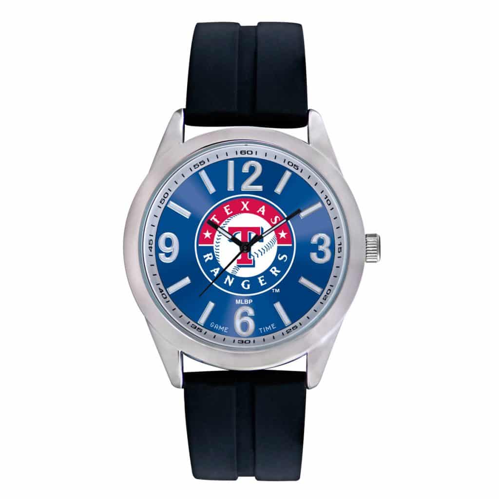 Texas Rangers Mens Quartz Analog Varsity Watch - Detroit Game Gear