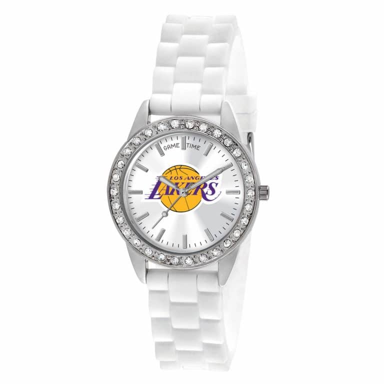 Los Angeles Lakers Ladies Quartz Analog Frost Watch Detroit Game Gear