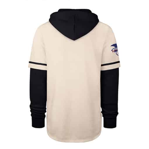 Detroit Tigers Men's 47 Brand Cream Shortstop Pullover Hoodie - Image 2
