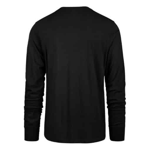 Detroit Lions Men's 47 Brand Black Shadow Long Sleeve T-Shirt - Image 2