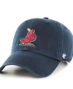 St. Louis Cardinals 47 Brand Classic Navy Clean Up Adjustable Hat