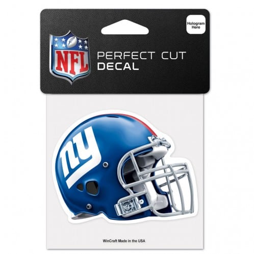 New York Giants 4x4 Perfect Cut Color Decal - Helmet