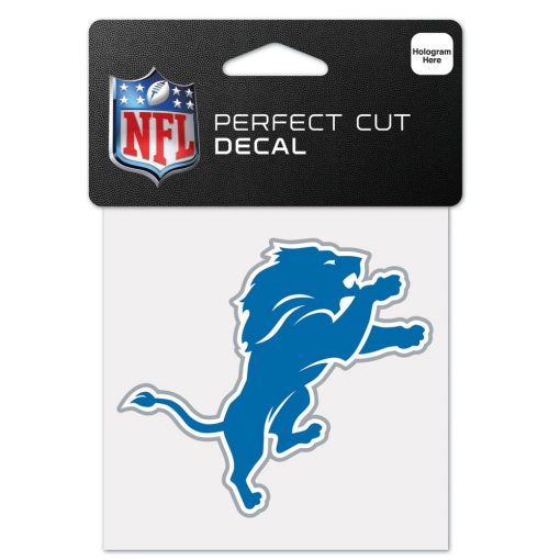 Detroit Lions 4x4 Perfect Cut Color Decal