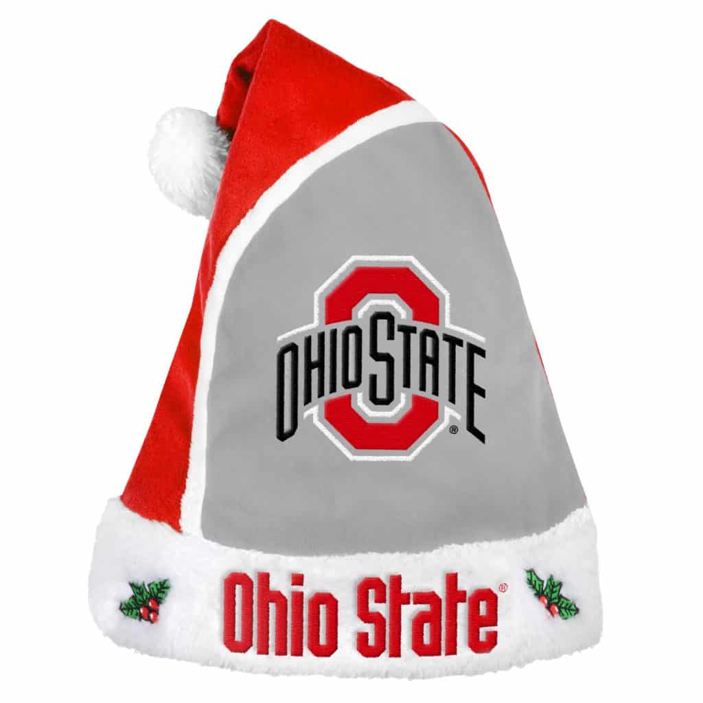 Ohio State Buckeyes 2015 Christmas Santa Hat Detroit Game Gear