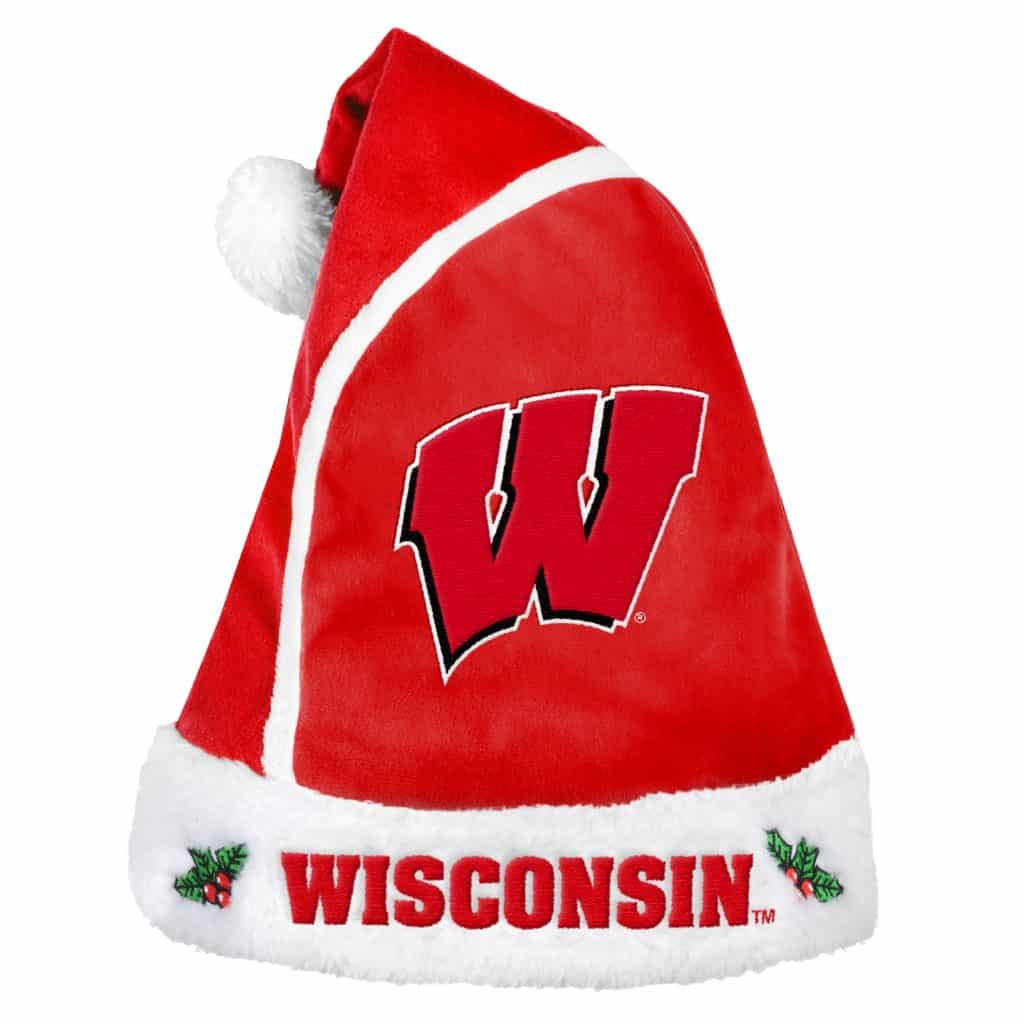 Wisconsin Badgers 2015 Christmas Santa Hat