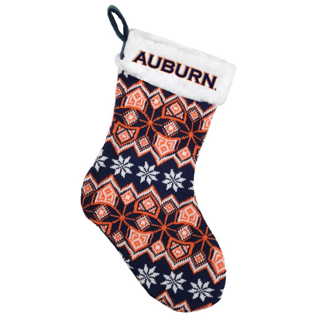 Auburn Tigers 2015 Knit Christmas Stocking