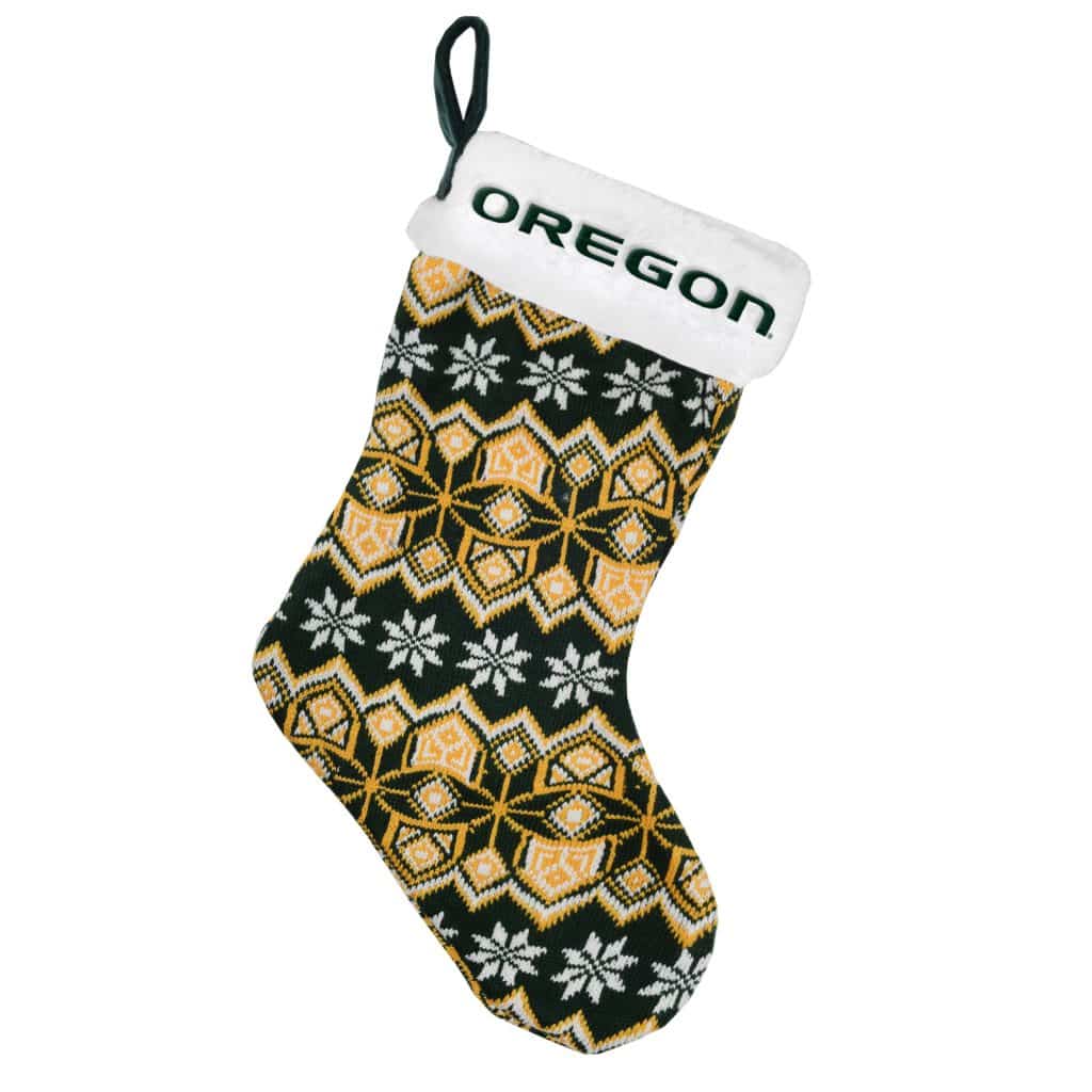 Oregon Ducks 2015 Knit Christmas Stocking