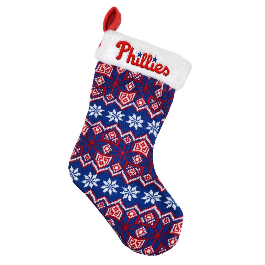 Philadelphia Phillies 2015 Knit Christmas Stocking