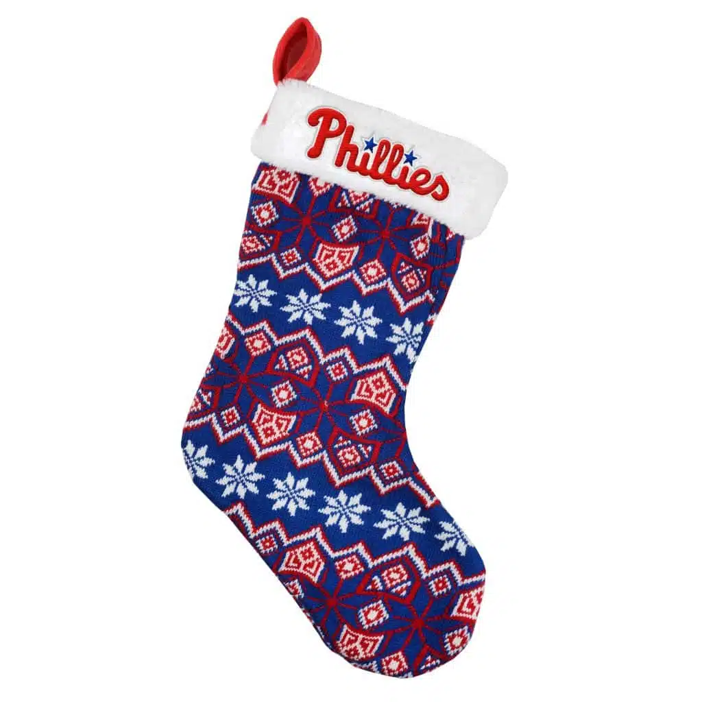Philadelphia Phillies 2015 Knit Christmas Stocking